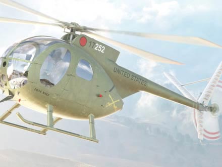 OH-6 MD 500 3D Model