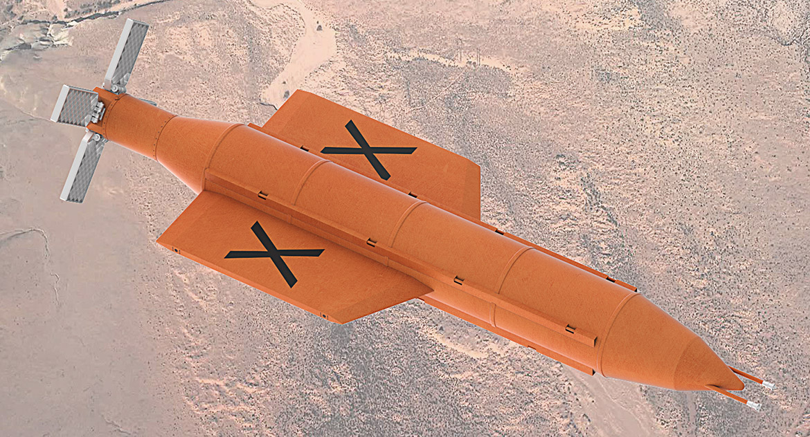 GBU-43/B MOAB Orange Test Variant