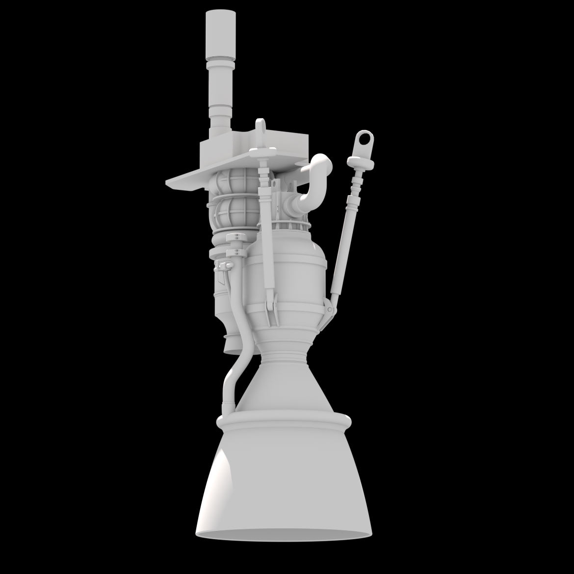 spacex merlin rendering