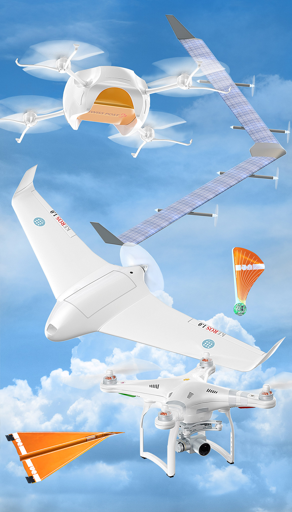 drone infographic aquila phantom ranger