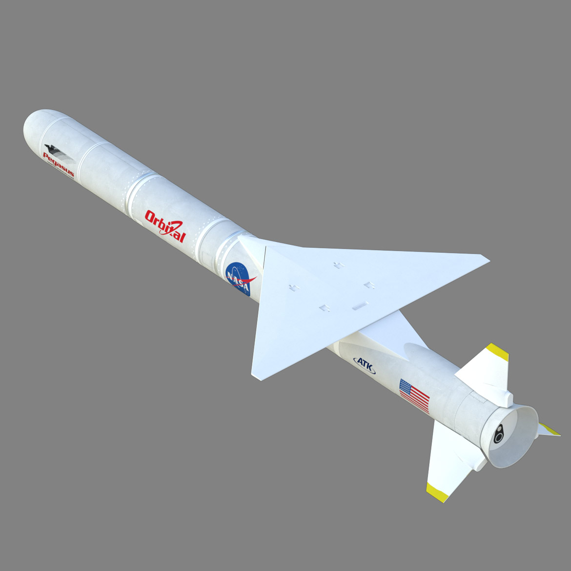 Pegasus Rocket Orbital Scaled Composites Images
