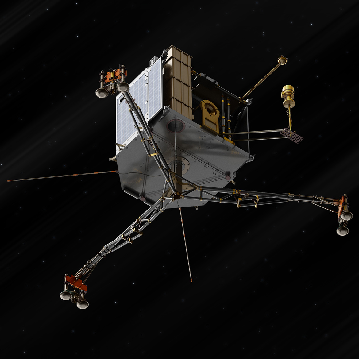 philae delivery to comet